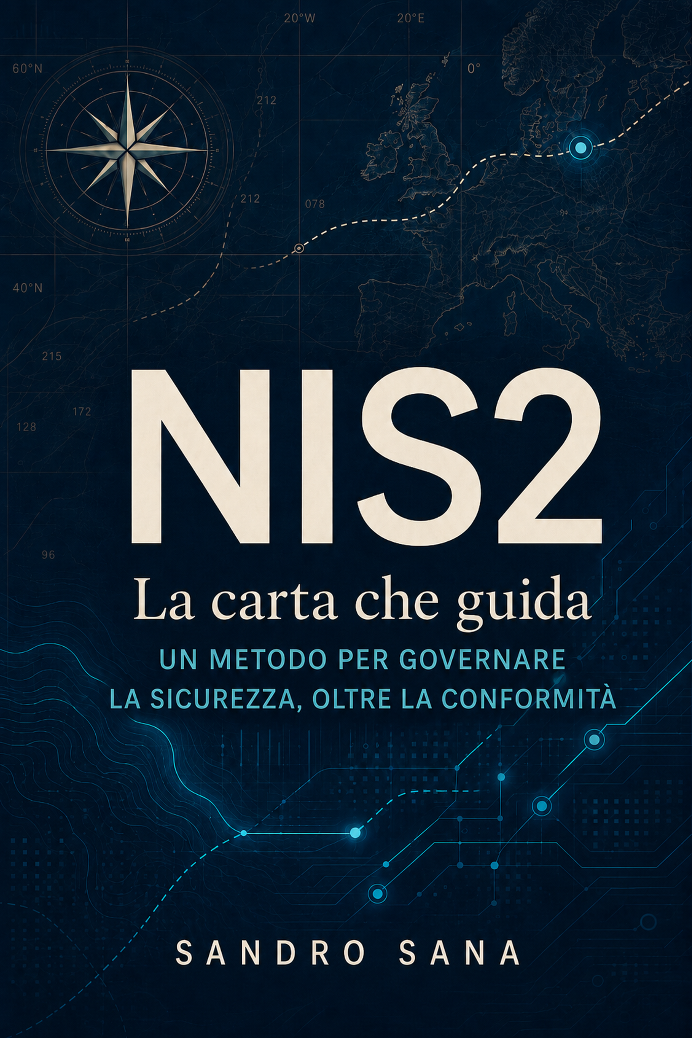 Copertina del libro NIS2. La carta che guida di Sandro Sana
